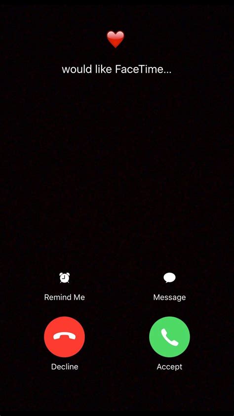 Facetime Call Template